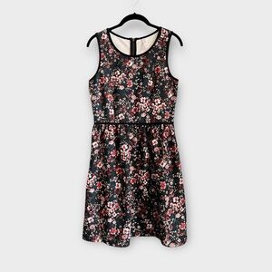 Xhilaration Floral Print Fit and Flare Dress